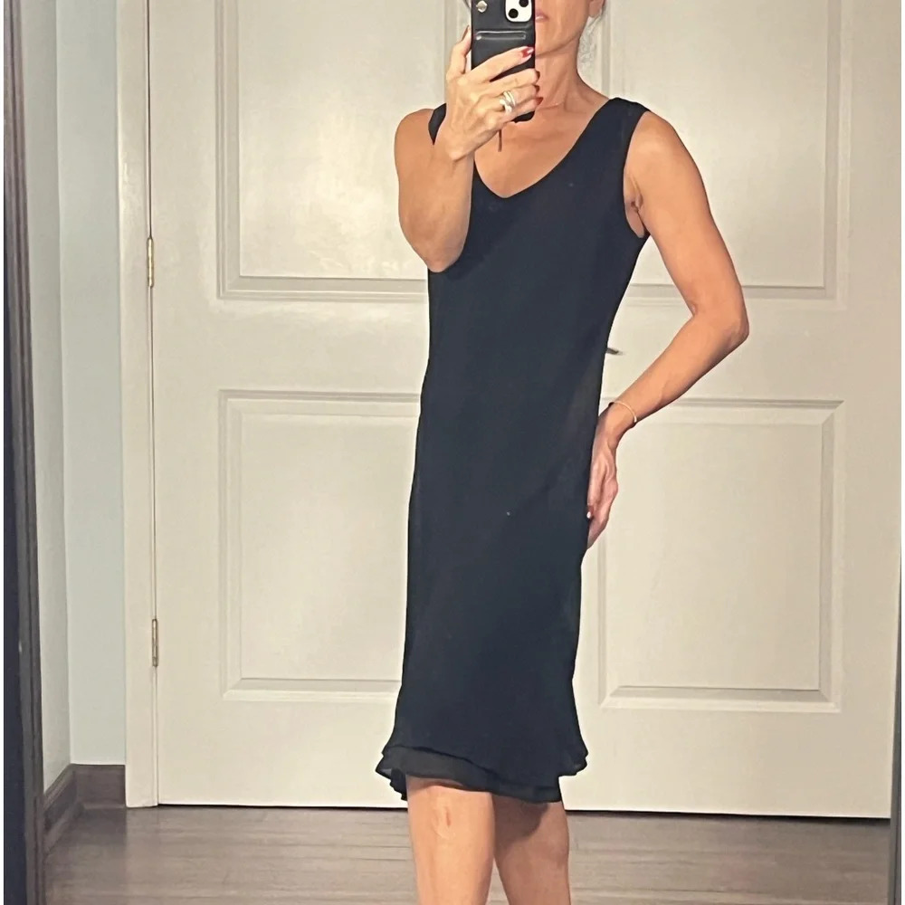 Simply Silk 100% silk midi slip dress size M - Picture 5 of 11